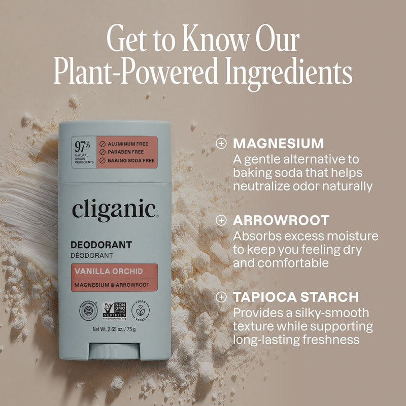 Deodorant - Vanilla Orchid - Cliganic