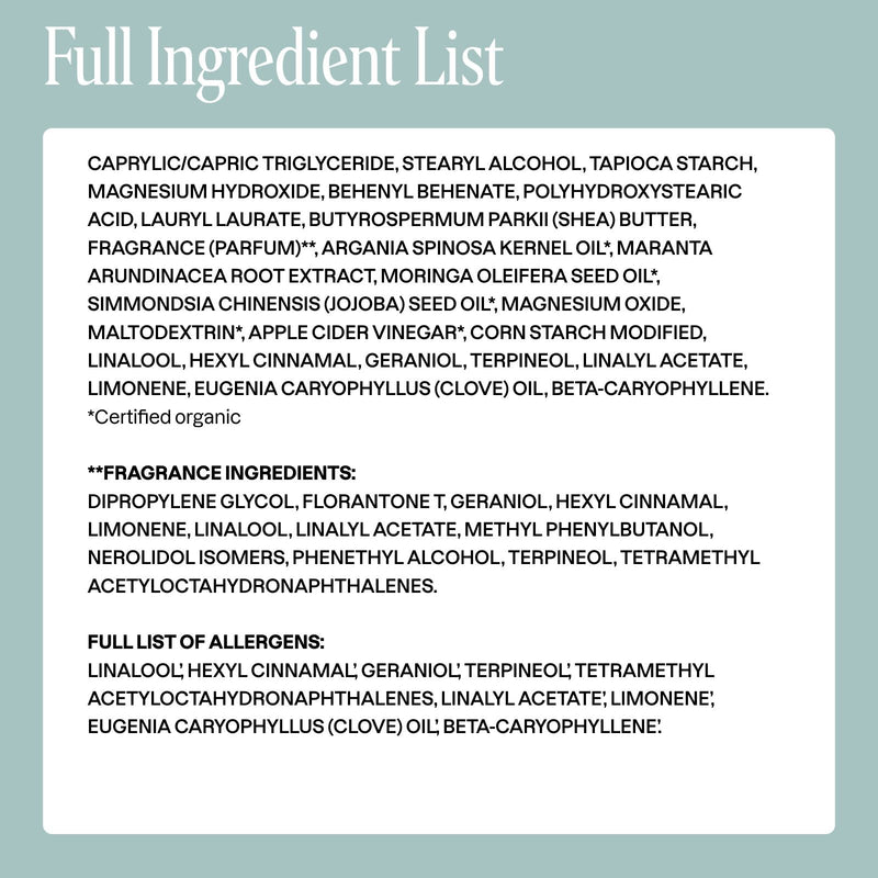 Deodorant - Vetiver Jasmine - Cliganic