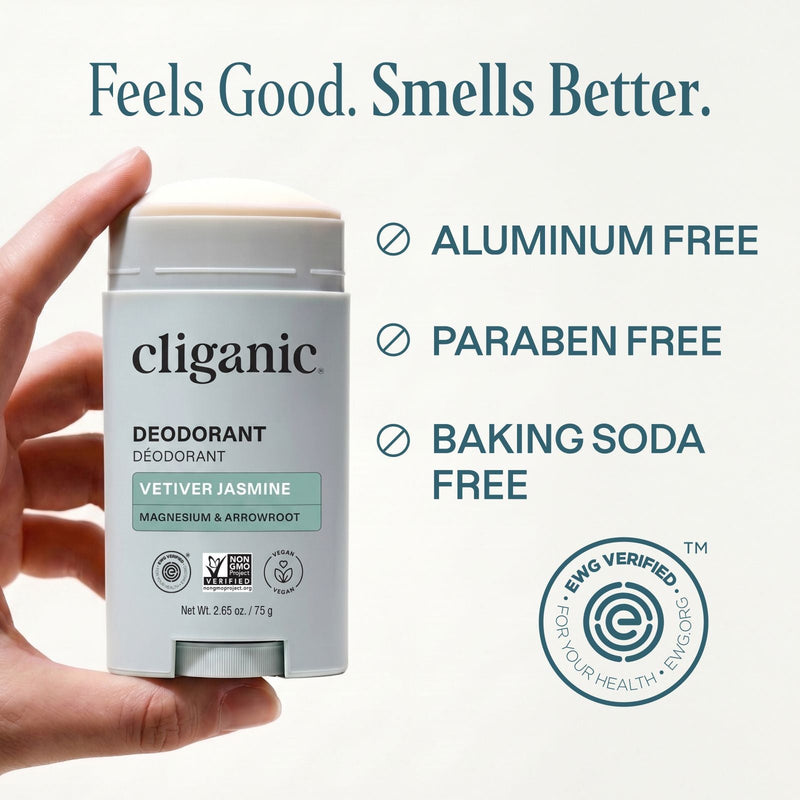 Deodorant - Vetiver Jasmine - Cliganic