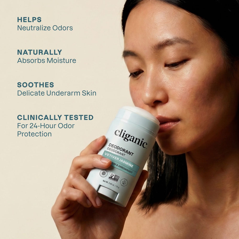 Deodorant - Vetiver Jasmine - Cliganic