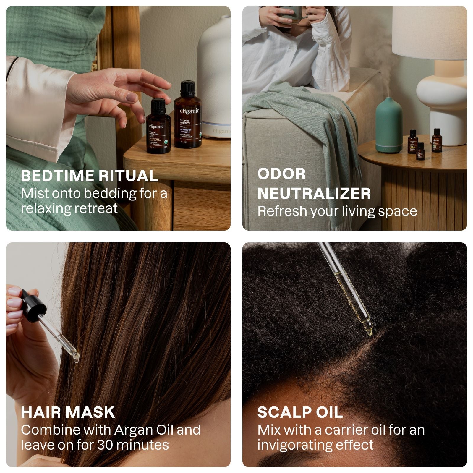 Essential Oil Core Collection | 6-Piece Set - Cliganic