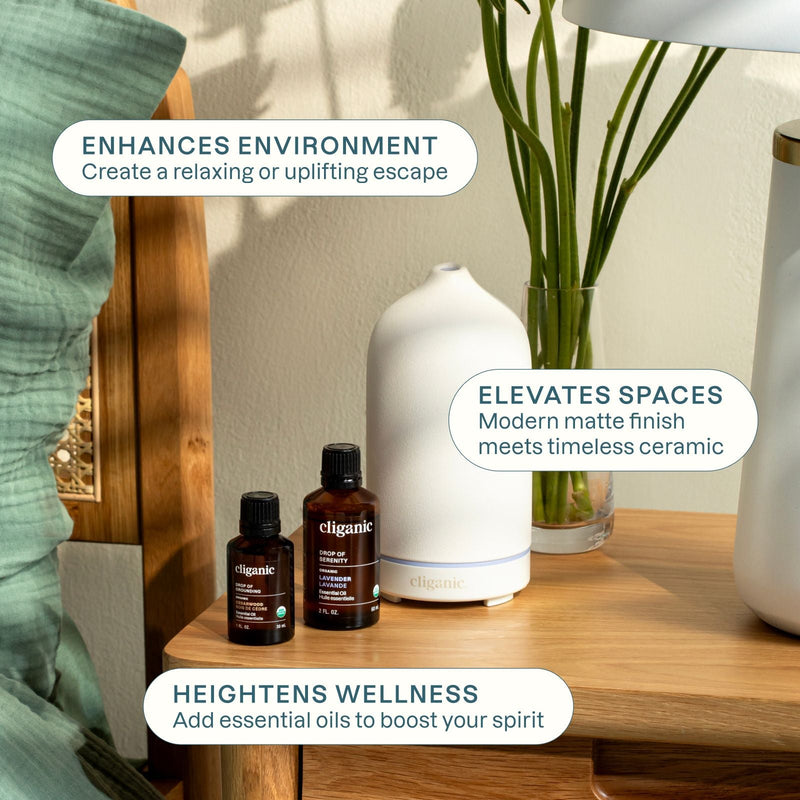 Essential Oil Diffuser - Cliganic Aromatherapy Diffusers