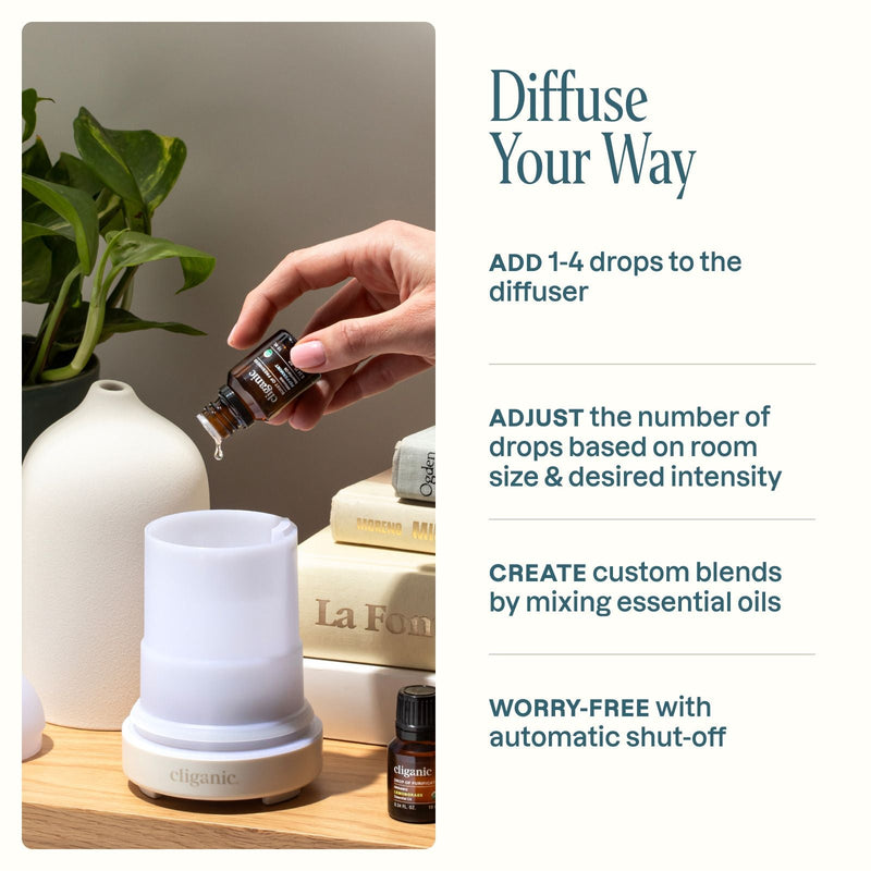 Essential Oil Diffuser - Cliganic Aromatherapy Diffusers
