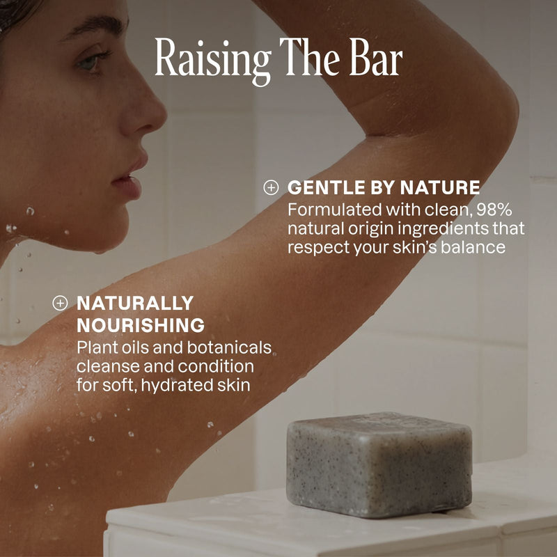 Exfoliating Scrub Bar Soap - Violet Wood - Cliganic