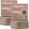 Exfoliating Scrub Bar Soap - Violet Wood - Cliganic Beauty