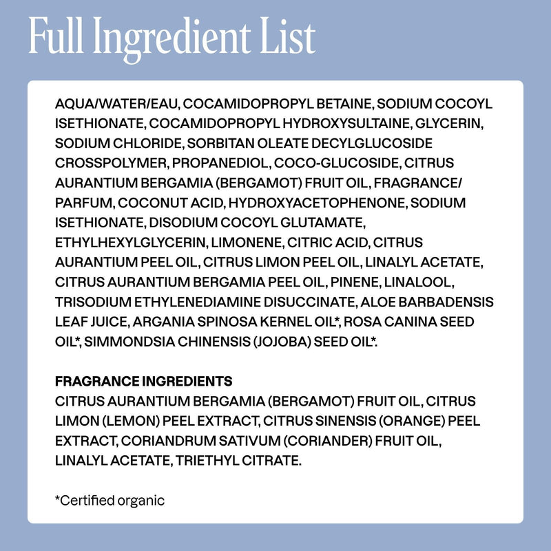 Fresh Balance Face Cleanser - Cliganic Test products