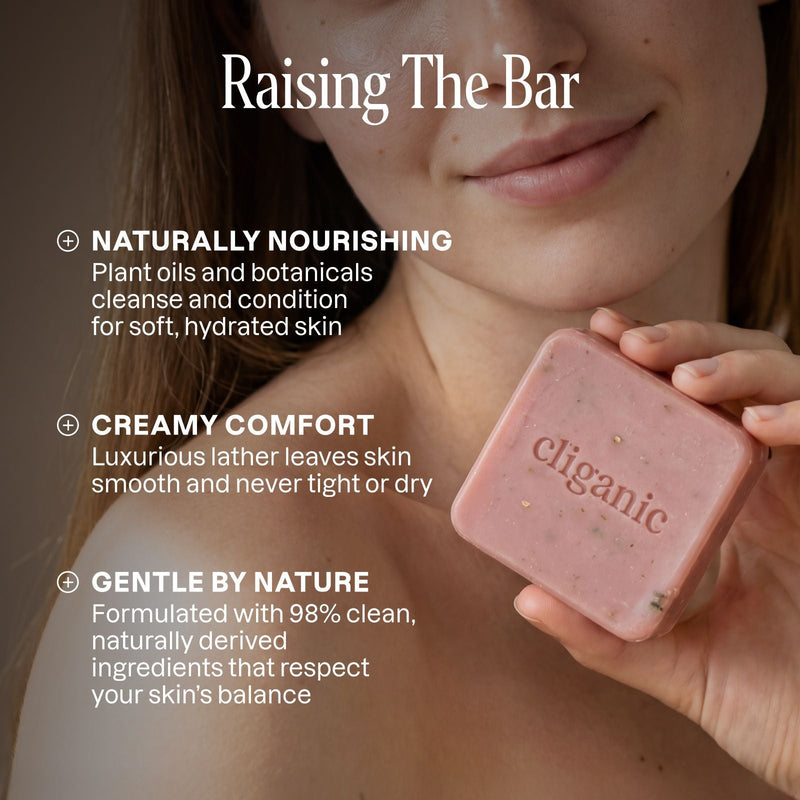 Hydrating Bar Soap - Vanilla Orchid - Cliganic