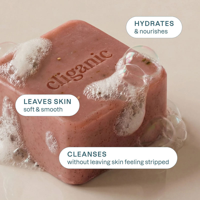 Hydrating Bar Soap - Vanilla Orchid - Cliganic