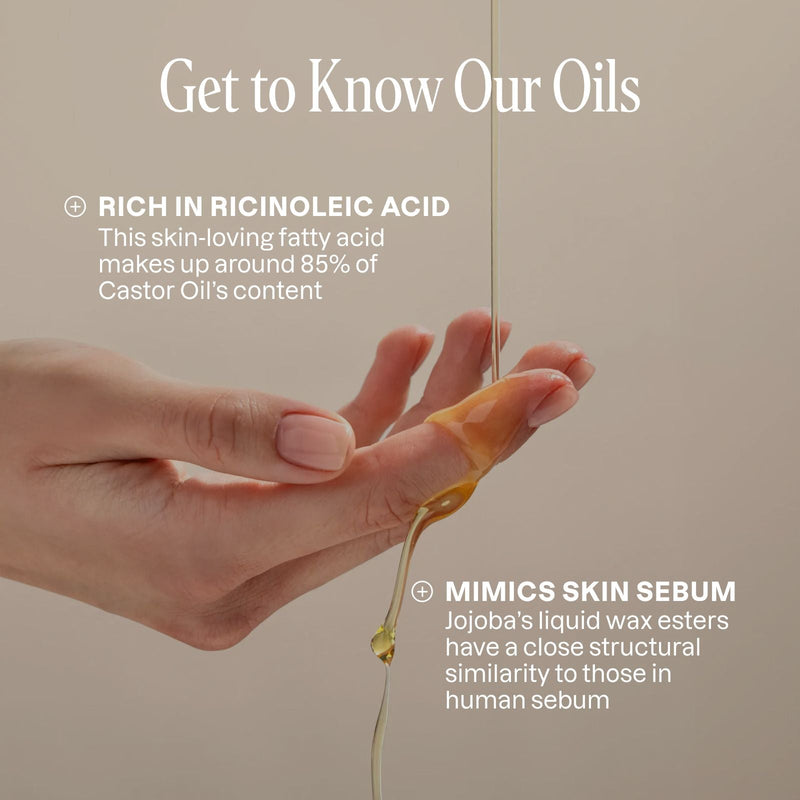 Jojoba & Castor Oil The Dynamic Duo - Cliganic Skin & Hair Oils
