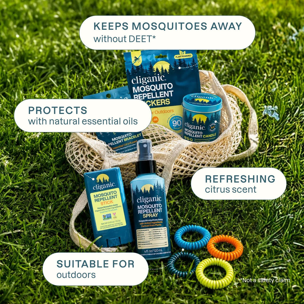 Layer Up & Go The Complete Mosquito Repellent Collection - Cliganic Mosquito Repellents