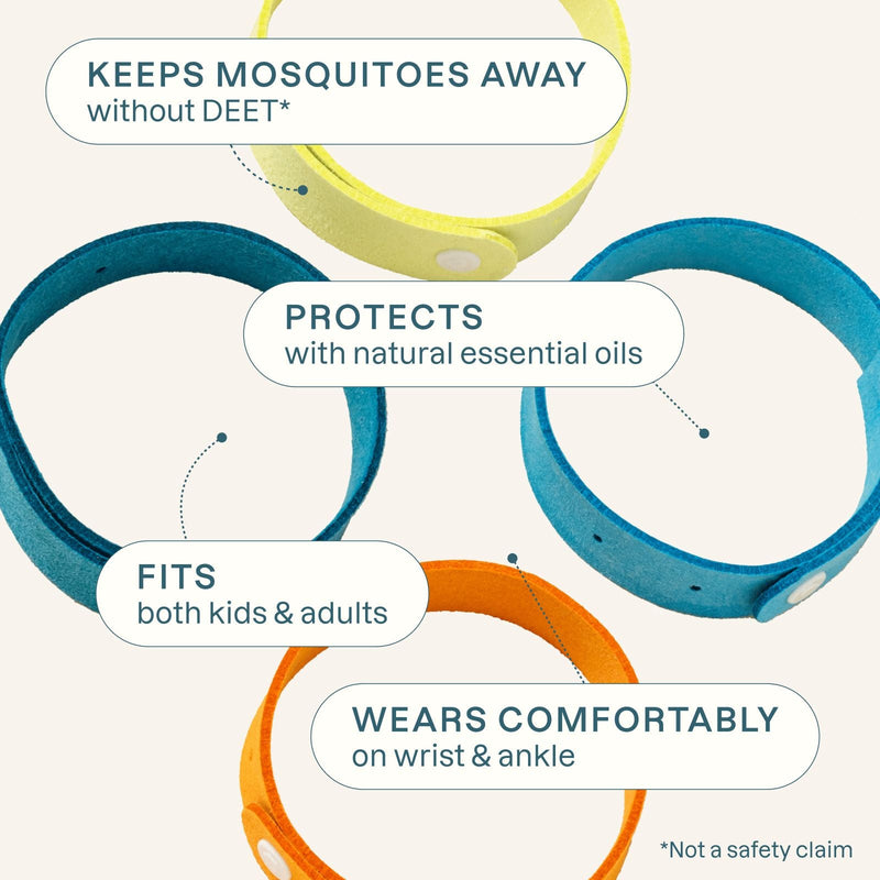 Microfiber Mosquito Repellent Bracelets - Cliganic Mosquito Repellents