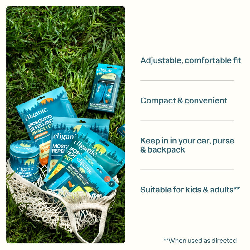 Microfiber Mosquito Repellent Bracelets - Cliganic Mosquito Repellents