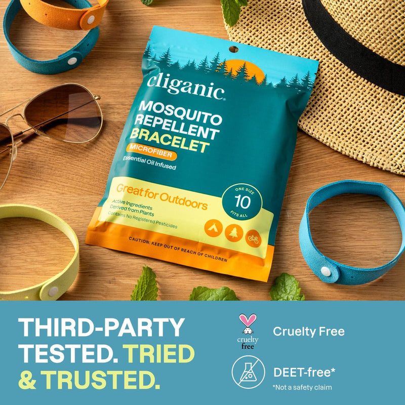 Microfiber Mosquito Repellent Bracelets - Cliganic Mosquito Repellents