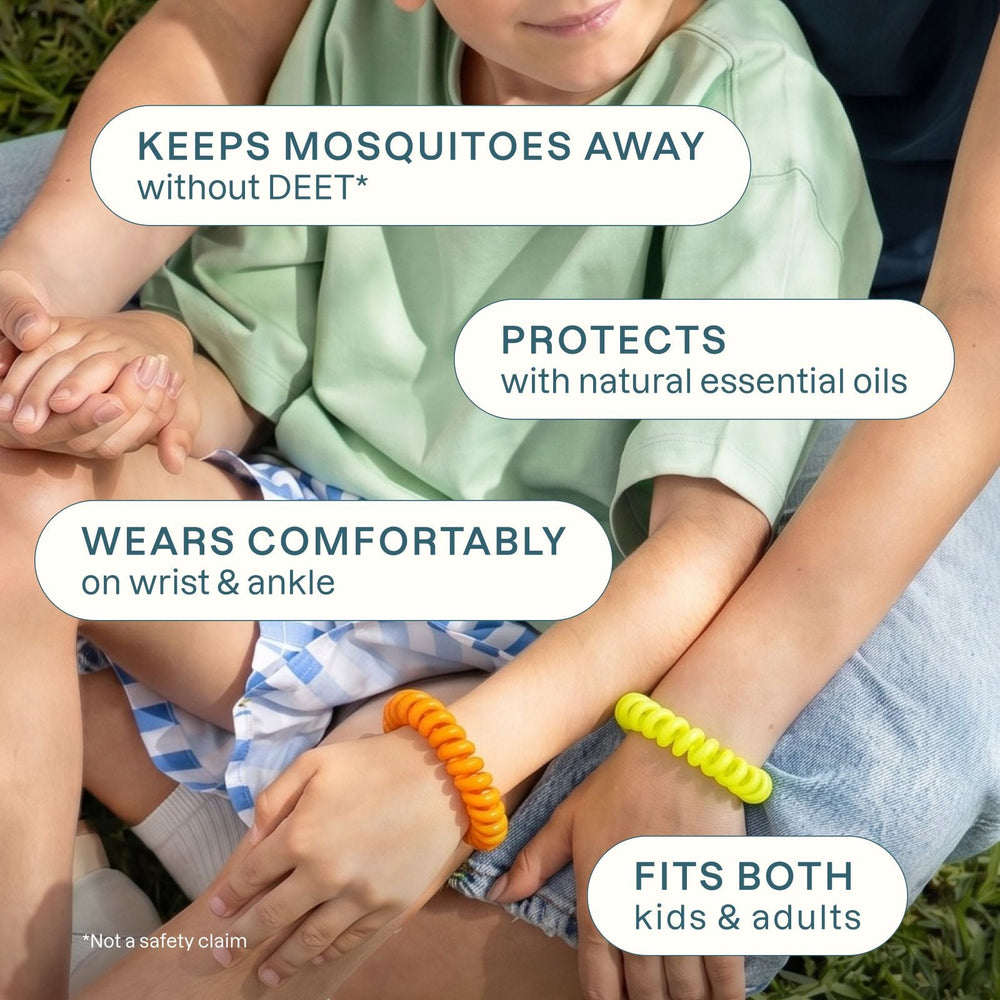 Mosquito Repellent Bracelets - Classic Colors - Cliganic Mosquito Repellents