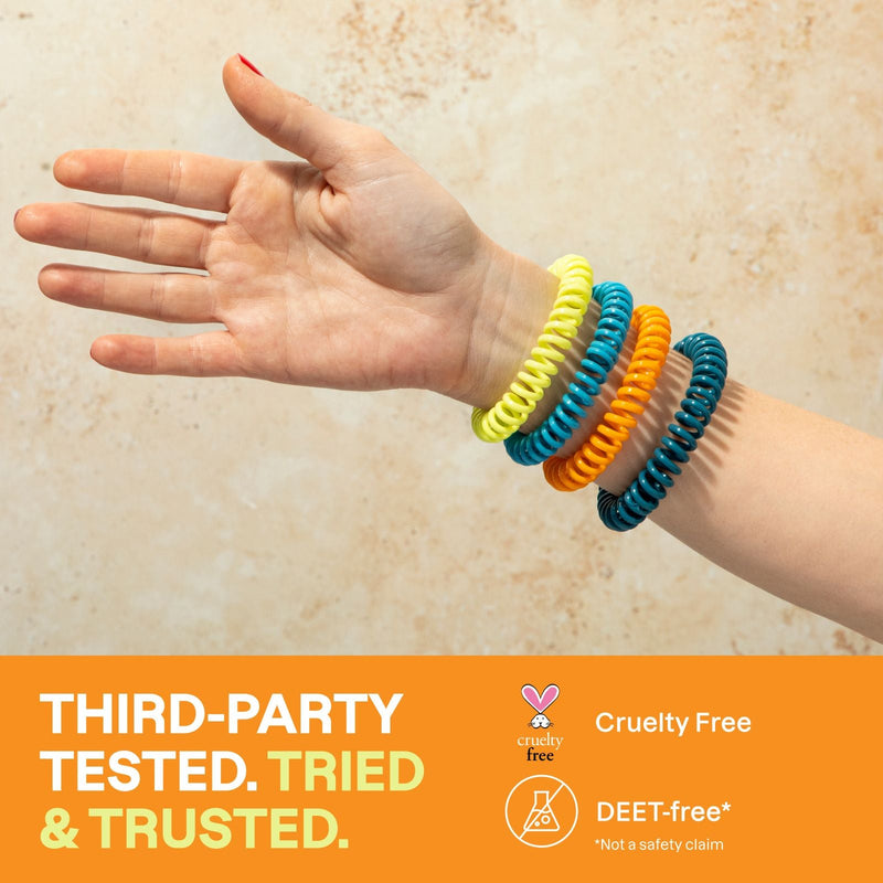 Mosquito Repellent Bracelets - Classic Colors - Cliganic Mosquito Repellents