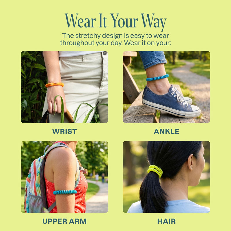 Mosquito Repellent Bracelets - Classic Colors - Cliganic Mosquito Repellents