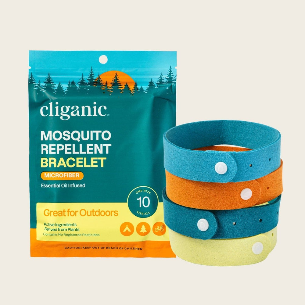 Mosquito Repellent Bracelets - Microfiber - Cliganic Mosquito Repellents