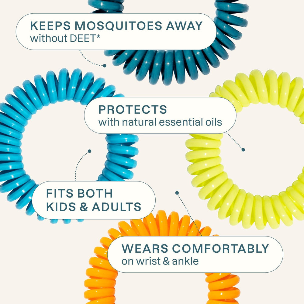 Mosquito Repellent Bracelets, Neutral Colors - Cliganic Mosquito Repellents
