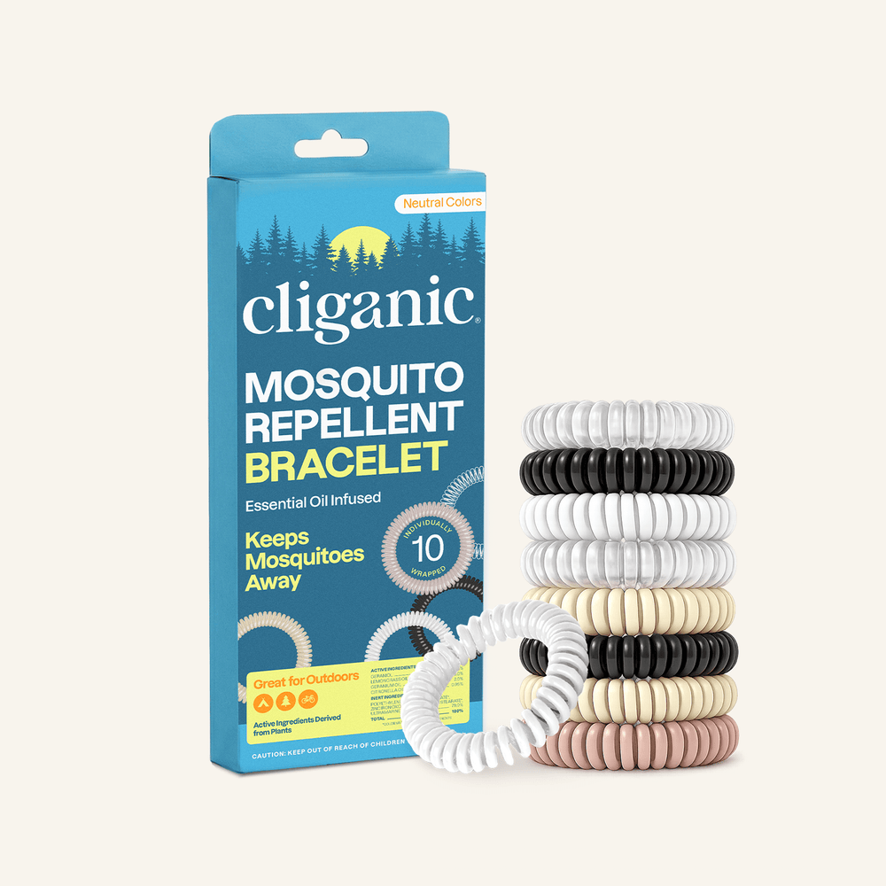 Mosquito Repellent Bracelets, Neutral Colors - Cliganic Mosquito Repellents