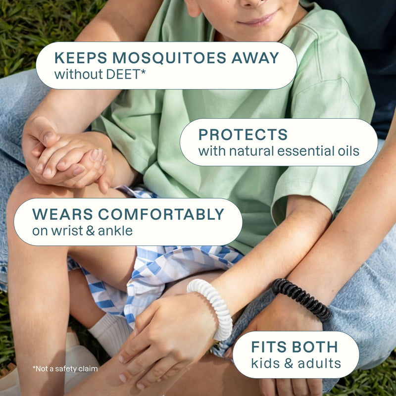 Mosquito Repellent Bracelets - Neutral Colors - Cliganic Mosquito Repellents