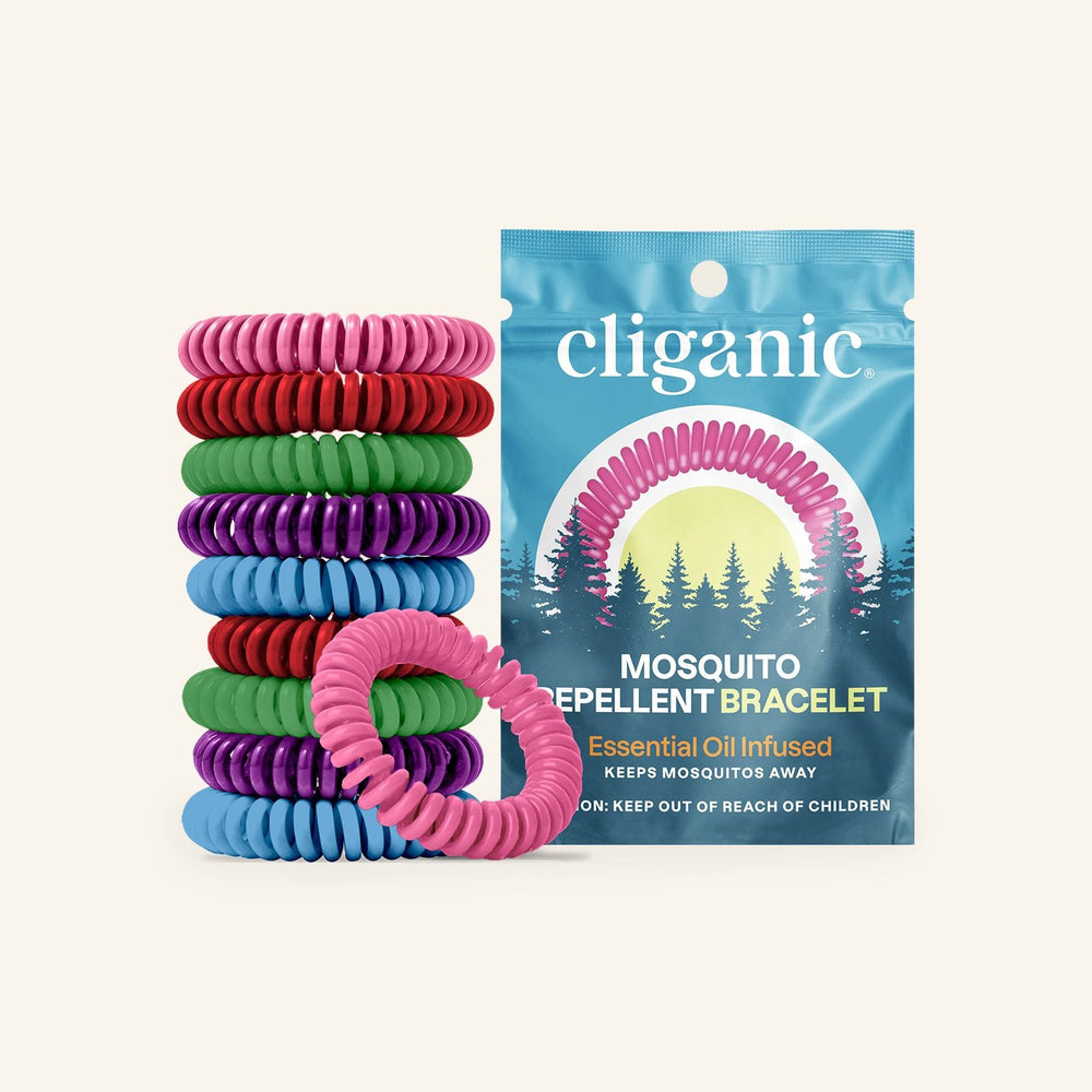 Mosquito Repellent Bracelets - Rainbow Colors - Cliganic Mosquito Repellents