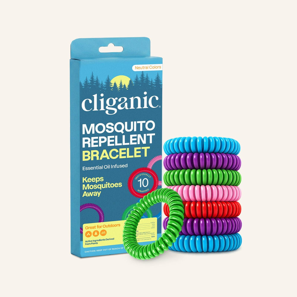Mosquito Repellent Bracelets, Rainbow - Cliganic Mosquito Repellents