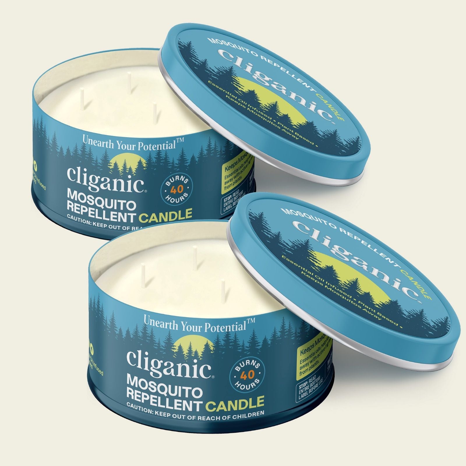 Cliganic Mosquito Repellent Candle - Thumbnail 2