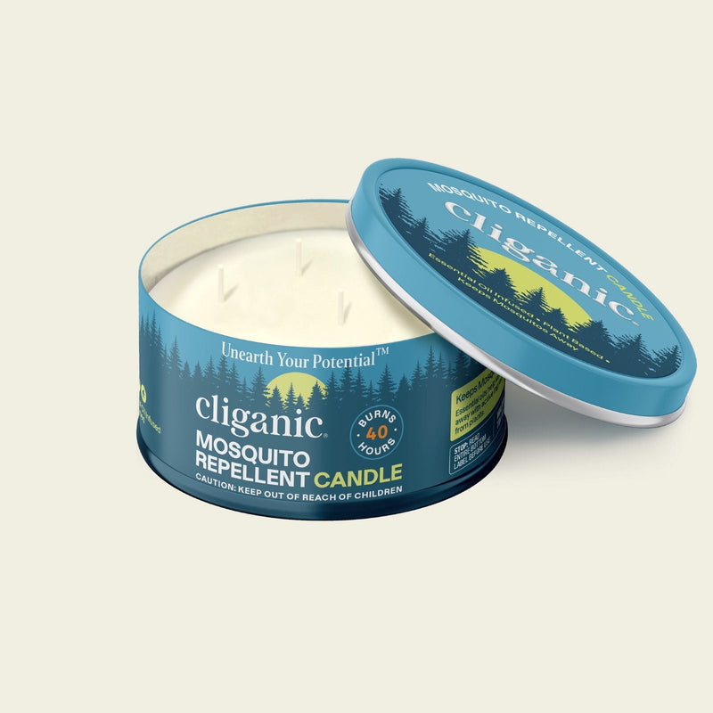 Mosquito Repellent Candle - XL (22oz) - Cliganic Mosquito Repellents