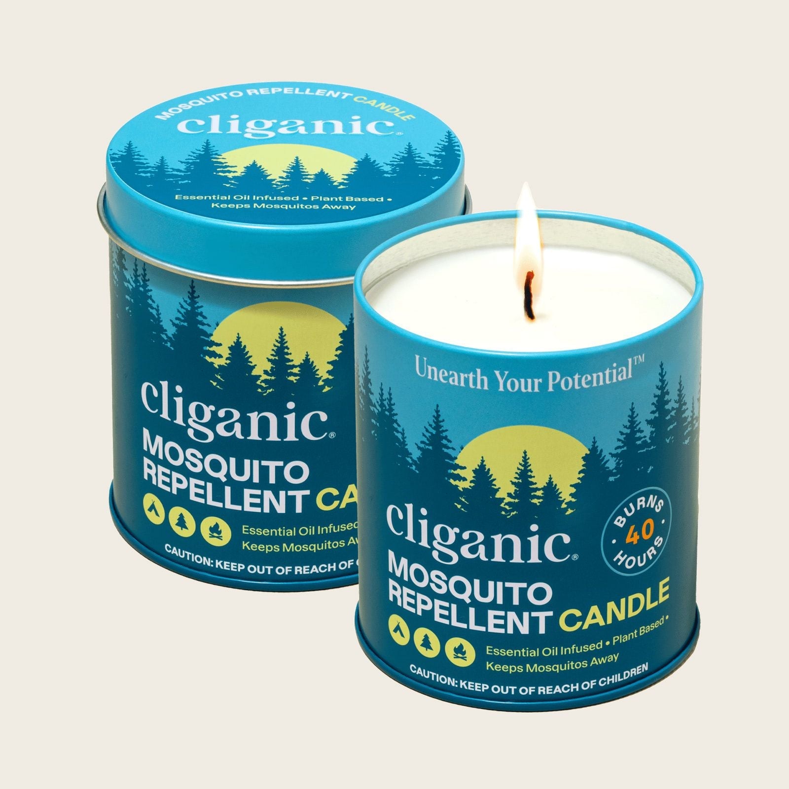 Cliganic Mosquito Repellent Candle - Thumbnail 4