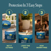 Mosquito Repellent Candles (4oz) - Cliganic Mosquito Repellents