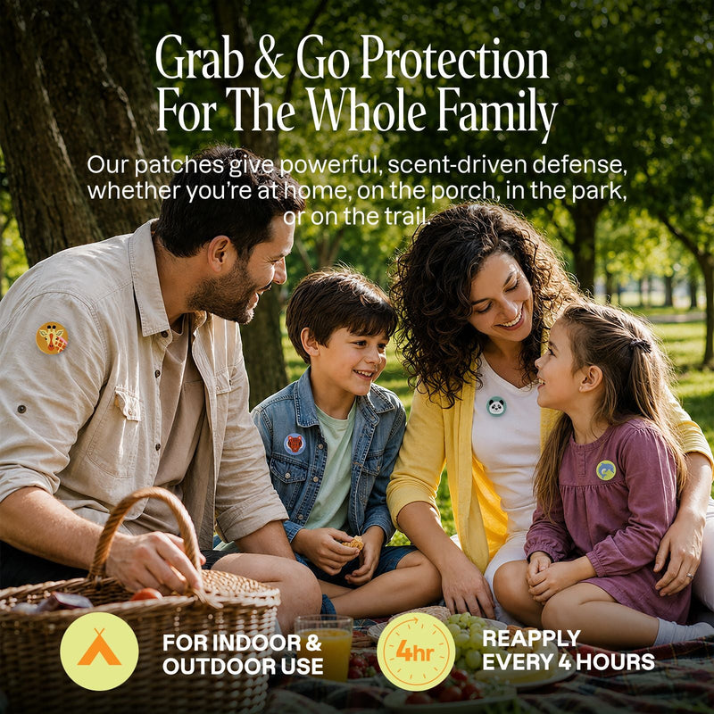 Mosquito Repellent Patches - Animal - Cliganic Mosquito Repellents