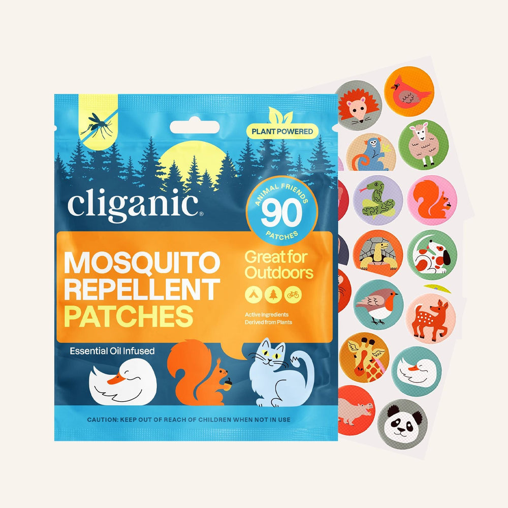 Mosquito Repellent Patches - Animal - Cliganic Mosquito Repellents