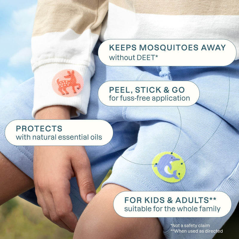 Mosquito Repellent Patches - Animal - Cliganic Mosquito Repellents