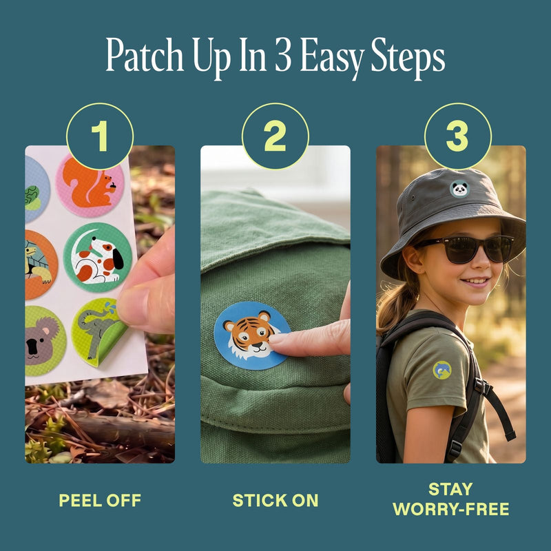 Mosquito Repellent Patches - Animal - Cliganic Mosquito Repellents