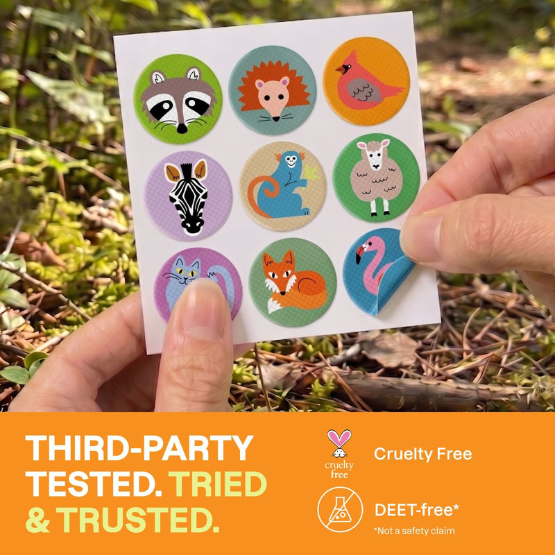 Mosquito Repellent Patches - Animal - Cliganic Mosquito Repellents
