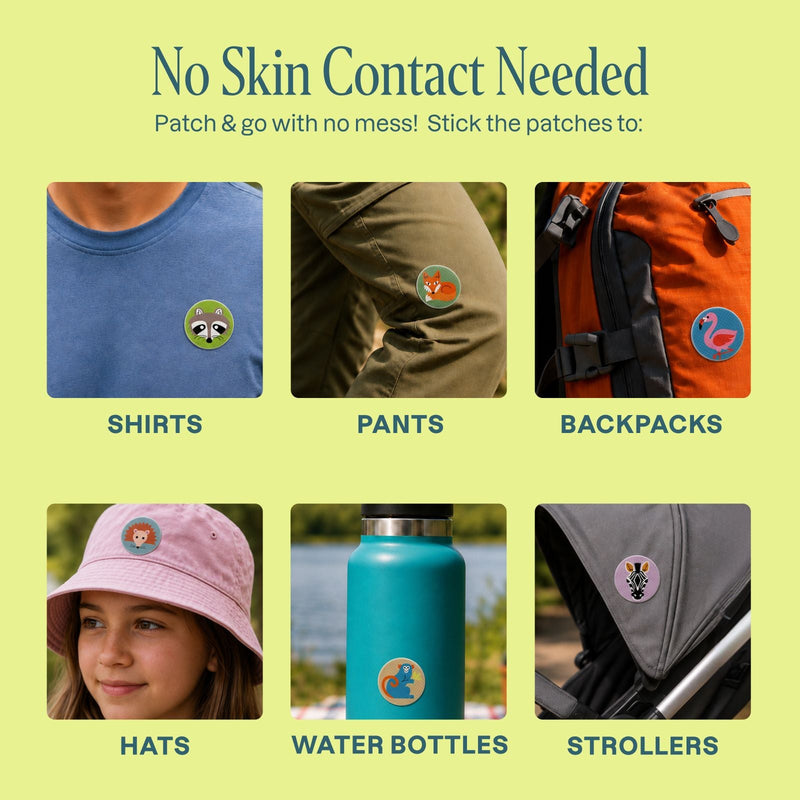 Mosquito Repellent Patches - Animal - Cliganic Mosquito Repellents