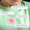 Mosquito Repellent Patches - Positive Vibes - Cliganic Mosquito Repellents