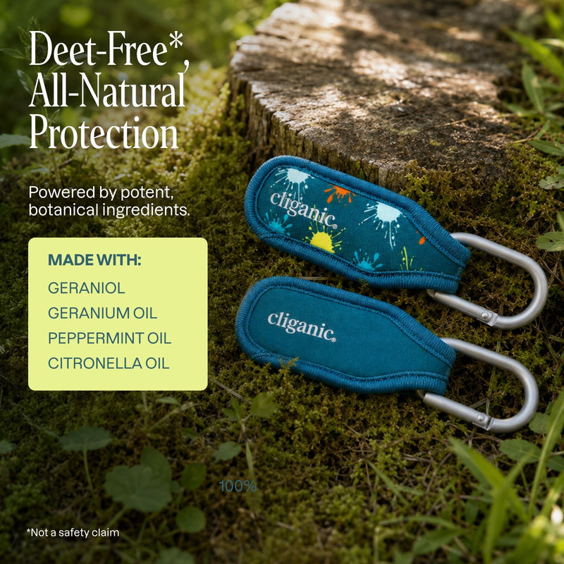 Mosquito Repellent Refillable Clip & Pellets - Cliganic Mosquito Repellents