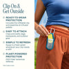 Mosquito Repellent Refillable Clip & Pellets - Cliganic Mosquito Repellents