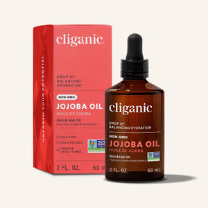 Non - GMO Jojoba Oil - Cliganic Skin & Hair Oils
