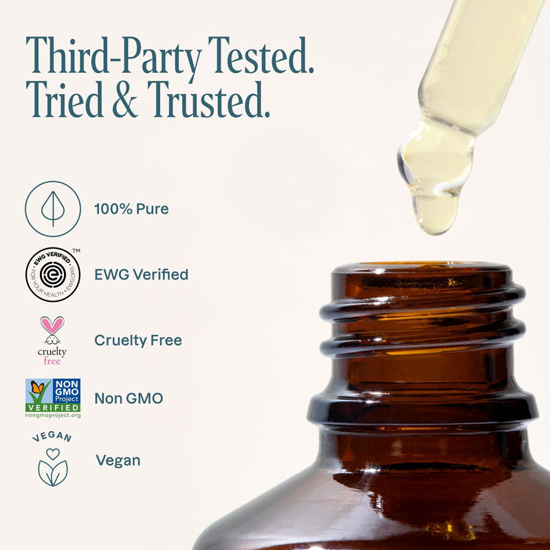 Non - GMO Squalane Oil - Cliganic Skin & Hair Oils