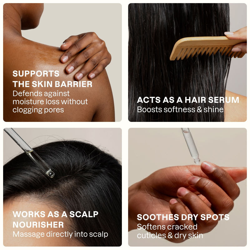 Non - GMO Squalane Oil - Cliganic Skin & Hair Oils