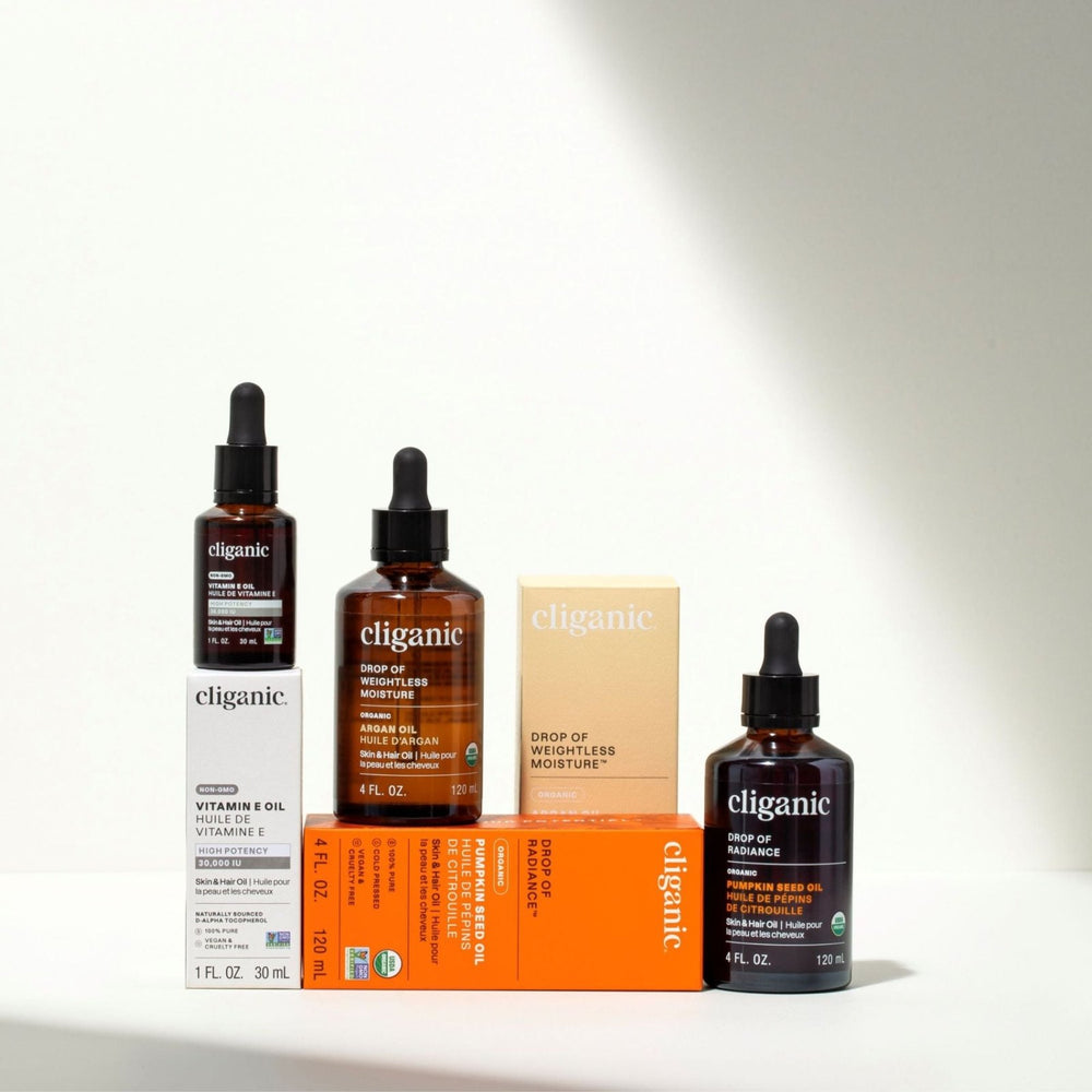 Nourish & Protect Oil Trio - Cliganic Skin & Hair Oils