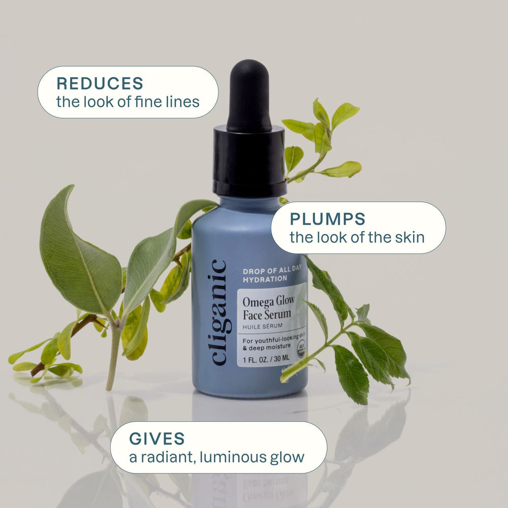Omega Glow Face Serum - Cliganic Beauty