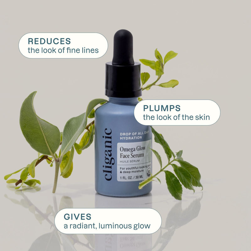 Omega Glow Face Serum - Cliganic Beauty