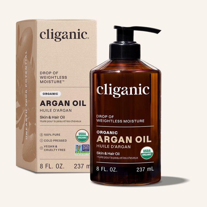 Organic Argan Oil - Cliganic Skin & Hair Oils