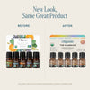 Organic Aromatherapy Set (Top 5 Essential Oils) - Cliganic Essential Oil Sets