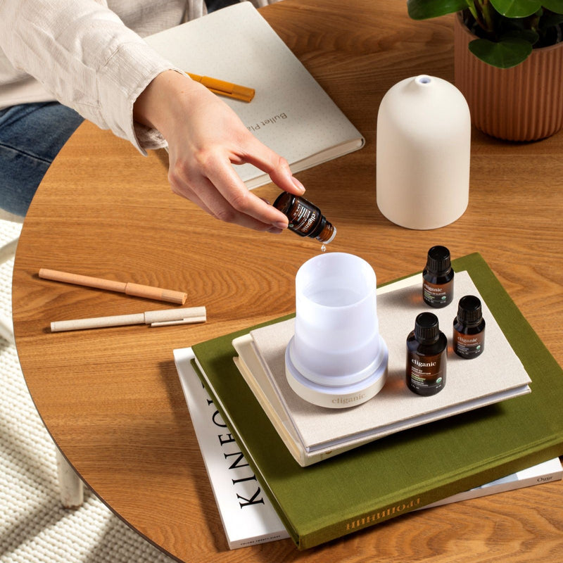 Organic Aromatherapy Set (Top 5 Essential Oils) - Cliganic Essential Oil Sets
