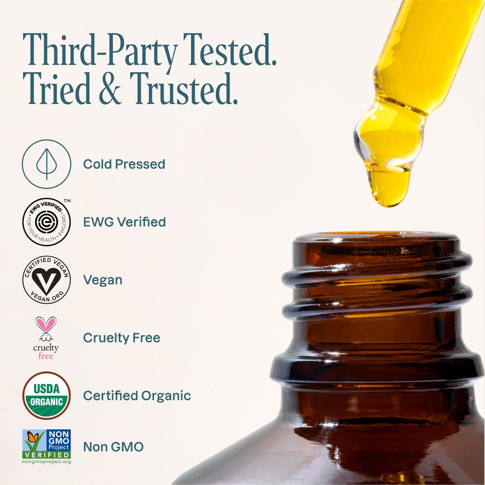 Organic Oils certifications - Cliganic Skin & Hair Oils