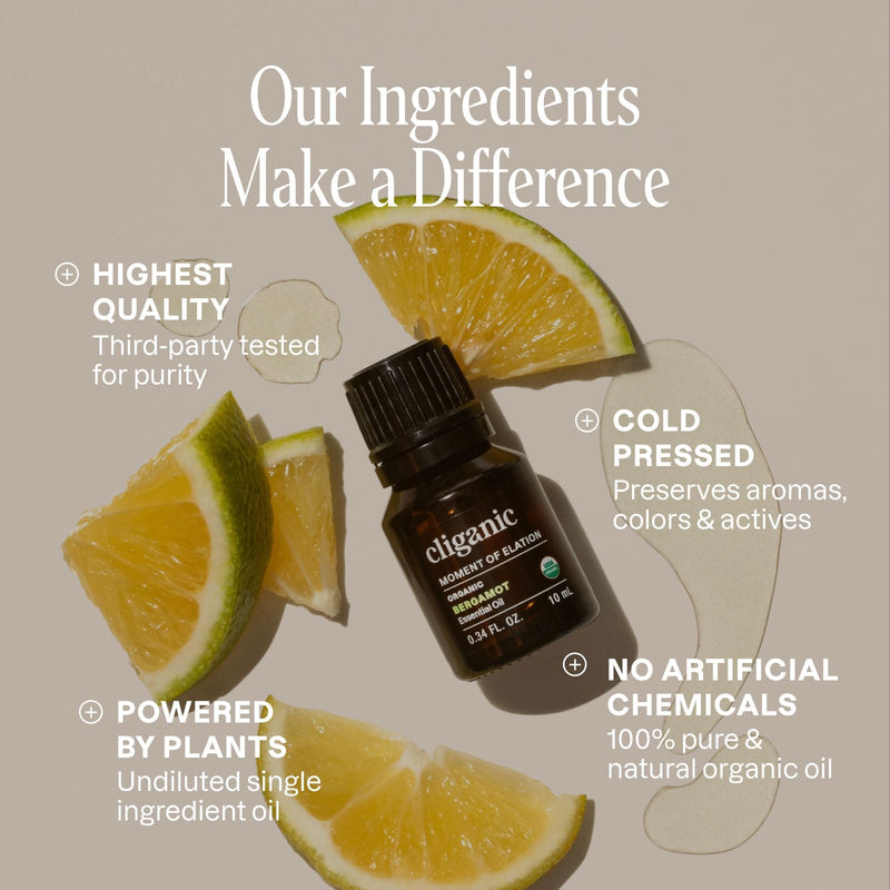 Organic Bergamot - Cliganic Essential Oil Singles